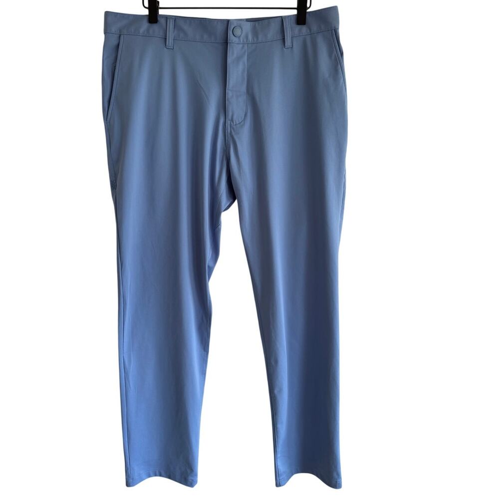 Rhone Mens Size 35 Blue Commuter Pant Classic 100161